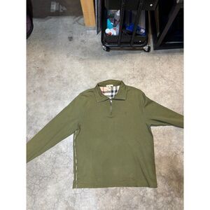 Burberry Quarter zip Green